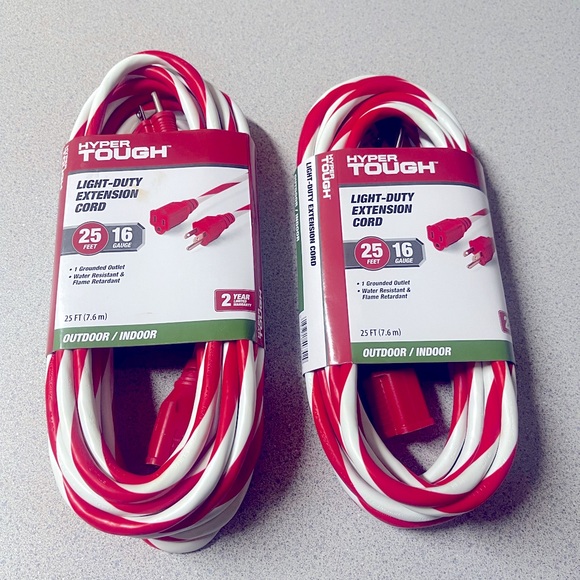 Hyper tough 25 feet 16 gauge extension cord - Picture 1 of 2